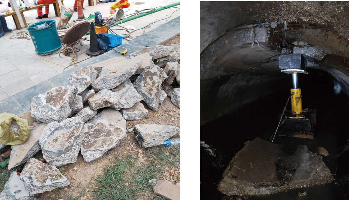 南开乡管道预处理